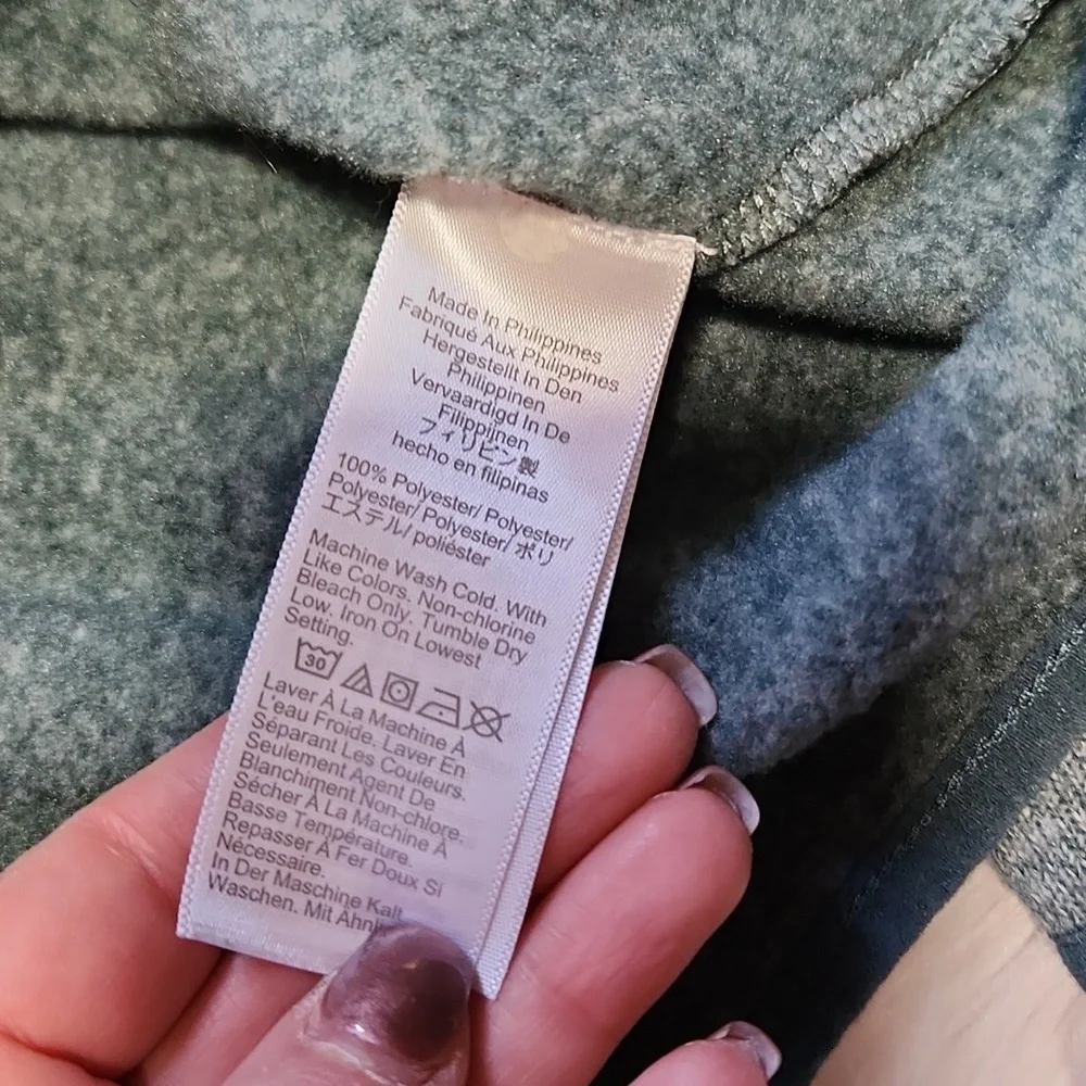 Men's J Crew half zip fleece pullover- medium - Picture 6 of 9